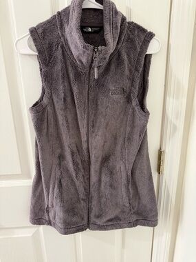 The North Face Plush Fleece Vest in Gray